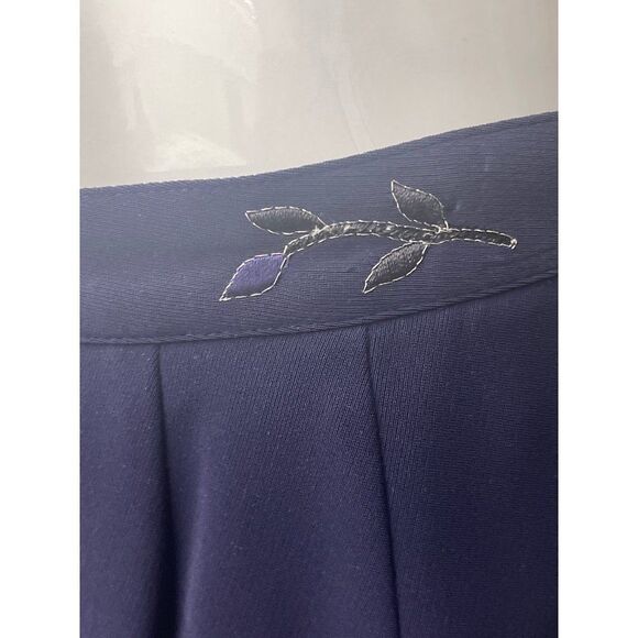 Kasper ASL Double Breasted Embroidered Skirt & Jacket 2 Pcs Suit Set Size 12 - Picture 9 of 12